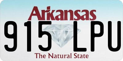 AR license plate 915LPU