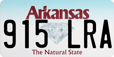 AR license plate 915LRA