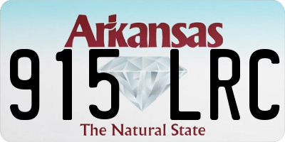 AR license plate 915LRC