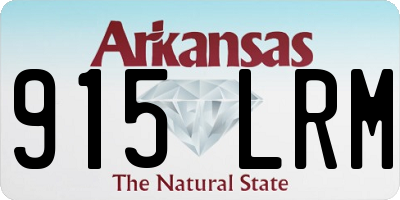 AR license plate 915LRM