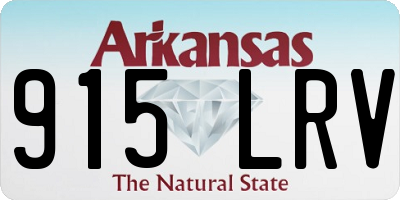 AR license plate 915LRV