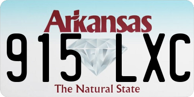 AR license plate 915LXC
