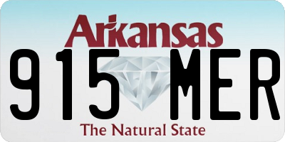 AR license plate 915MER