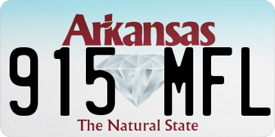 AR license plate 915MFL