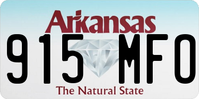 AR license plate 915MFO