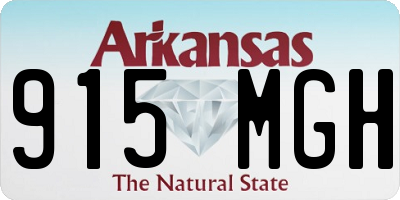 AR license plate 915MGH