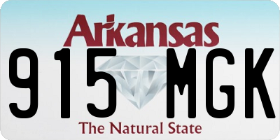 AR license plate 915MGK