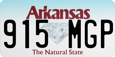 AR license plate 915MGP