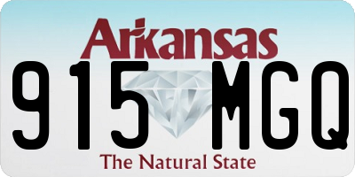 AR license plate 915MGQ