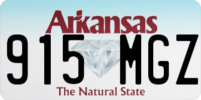 AR license plate 915MGZ