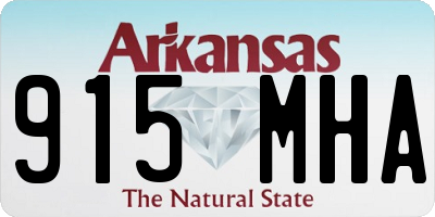AR license plate 915MHA