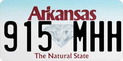 AR license plate 915MHH