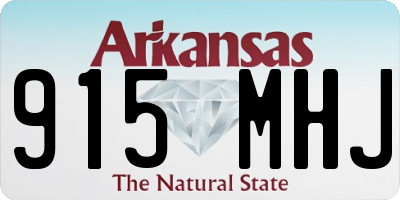 AR license plate 915MHJ