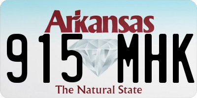 AR license plate 915MHK