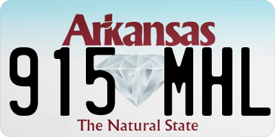 AR license plate 915MHL