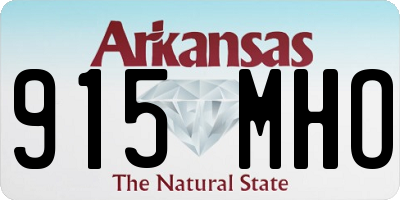 AR license plate 915MHO