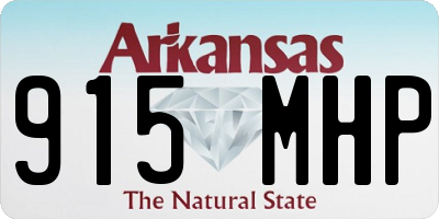 AR license plate 915MHP