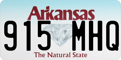 AR license plate 915MHQ