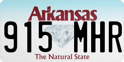 AR license plate 915MHR