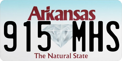 AR license plate 915MHS