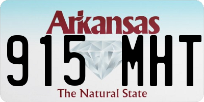 AR license plate 915MHT