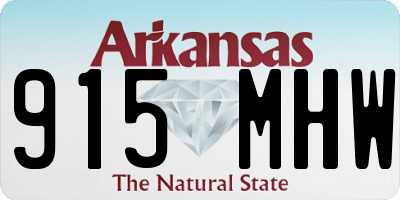 AR license plate 915MHW