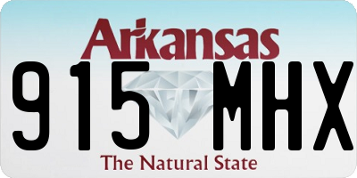AR license plate 915MHX