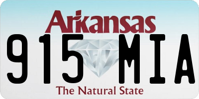AR license plate 915MIA