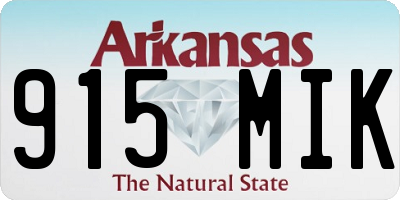 AR license plate 915MIK
