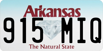 AR license plate 915MIQ