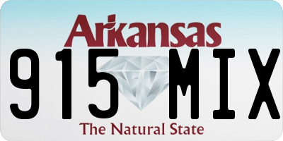 AR license plate 915MIX