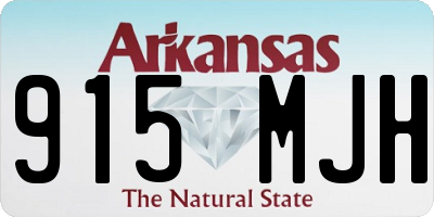 AR license plate 915MJH