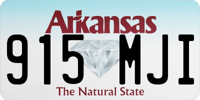 AR license plate 915MJI