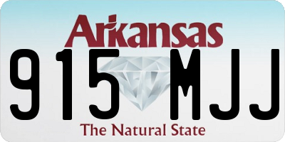 AR license plate 915MJJ