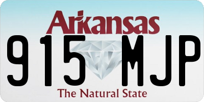 AR license plate 915MJP
