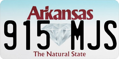 AR license plate 915MJS