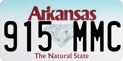 AR license plate 915MMC