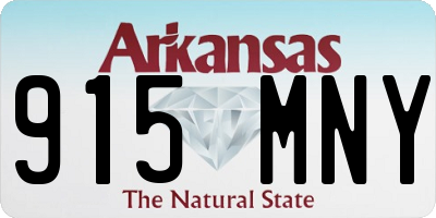 AR license plate 915MNY