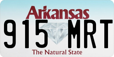 AR license plate 915MRT