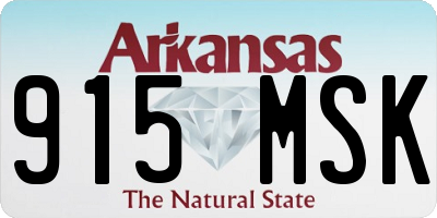 AR license plate 915MSK