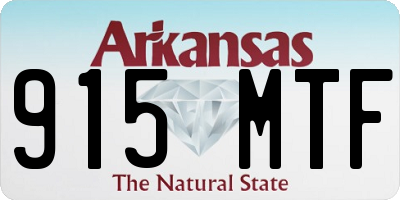 AR license plate 915MTF