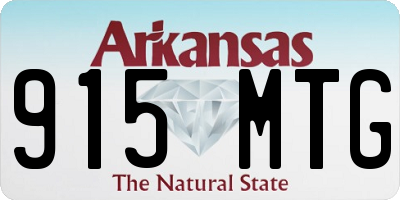 AR license plate 915MTG