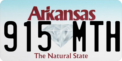 AR license plate 915MTH