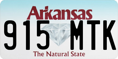 AR license plate 915MTK
