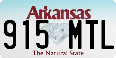 AR license plate 915MTL