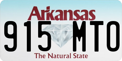 AR license plate 915MTO