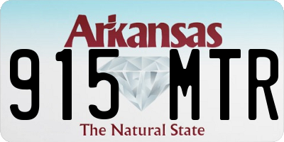 AR license plate 915MTR