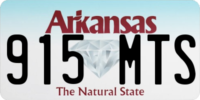 AR license plate 915MTS