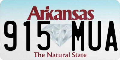 AR license plate 915MUA