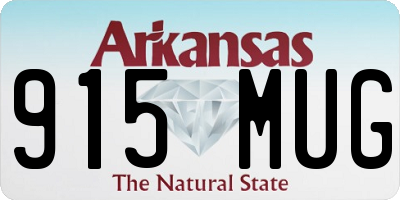 AR license plate 915MUG